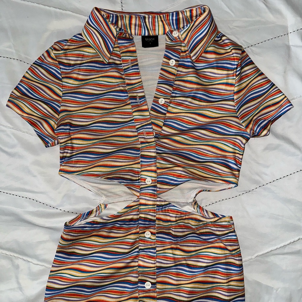 Colorful patterned dress